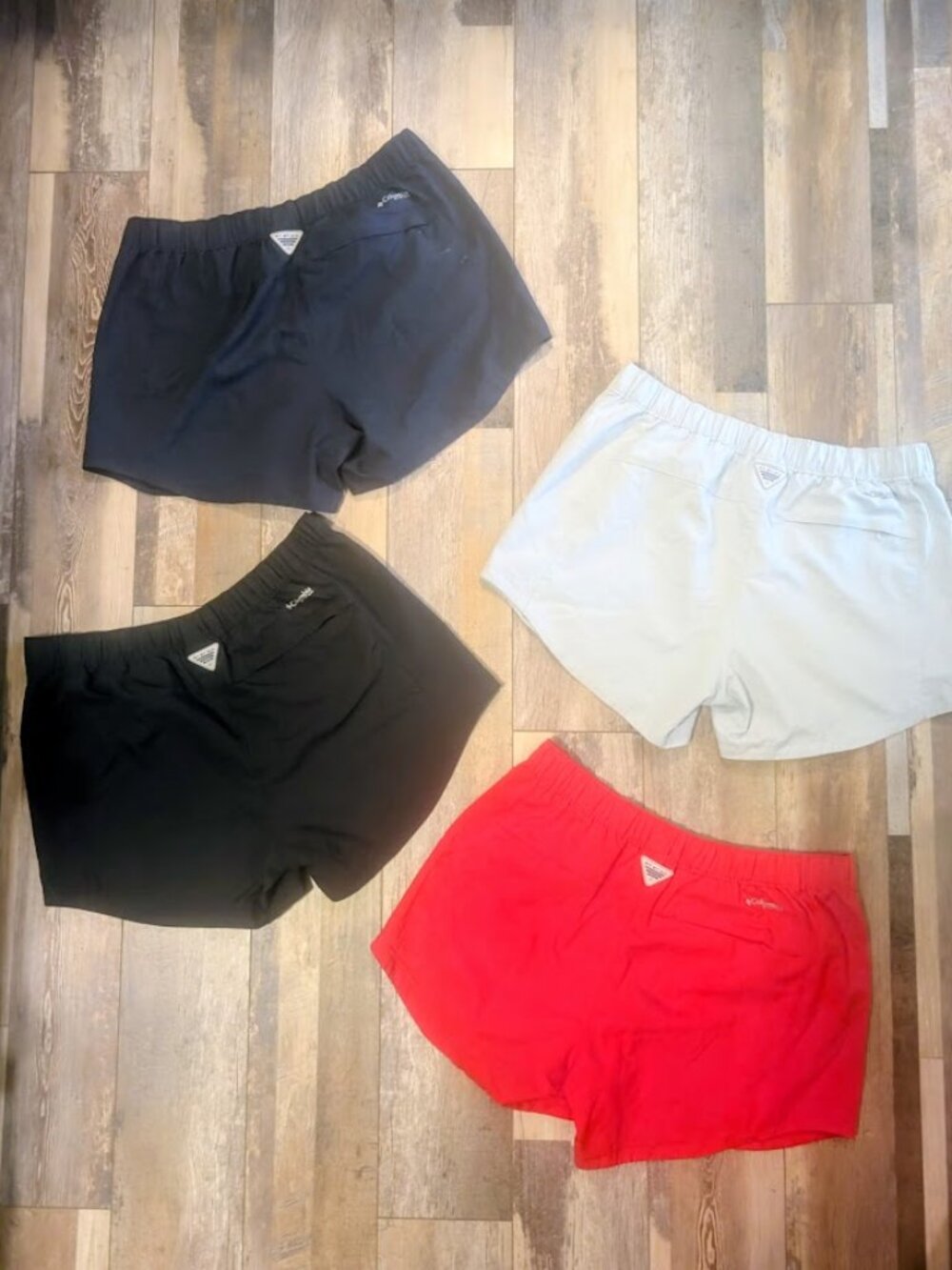 Women's Columbia PFG Athletic Shorts, Size Medium, Various Colors